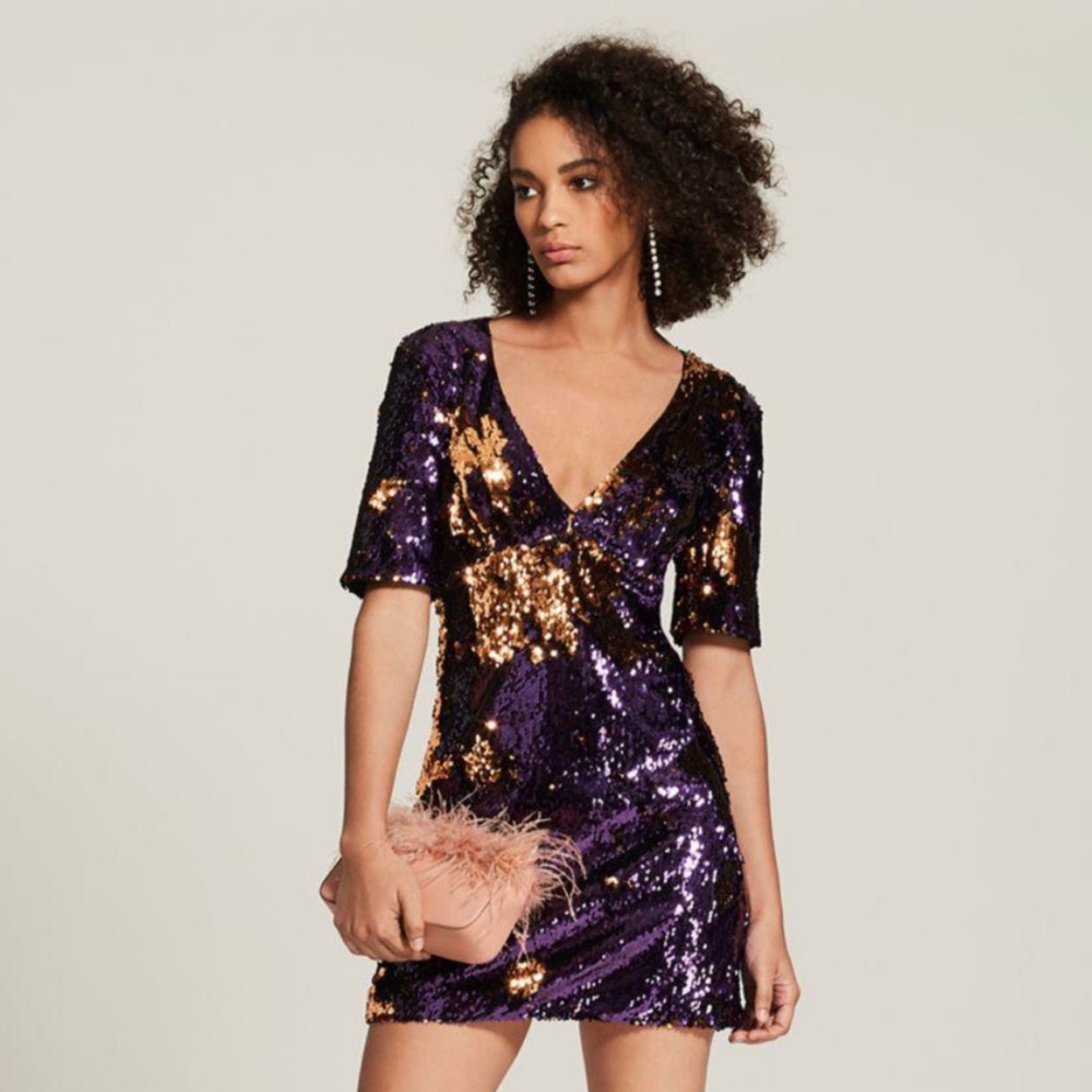 Bardot sequin dress